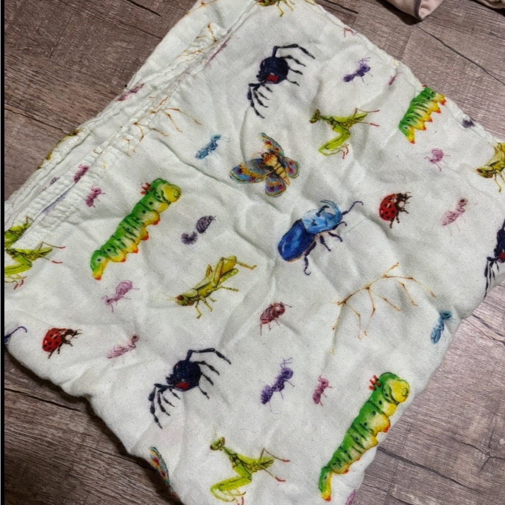 Colorful Insect Print Kids swaddle